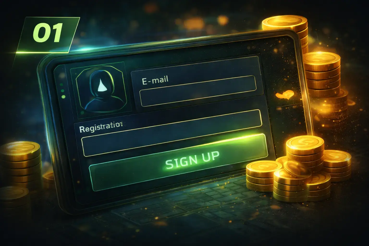 Create a KeyDrop account